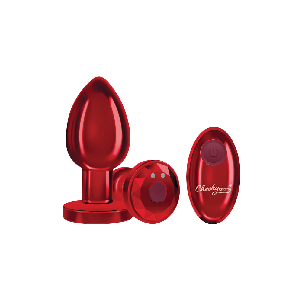 "Vibrating Red Metal Remote Plug - Lg VB-CC9153"