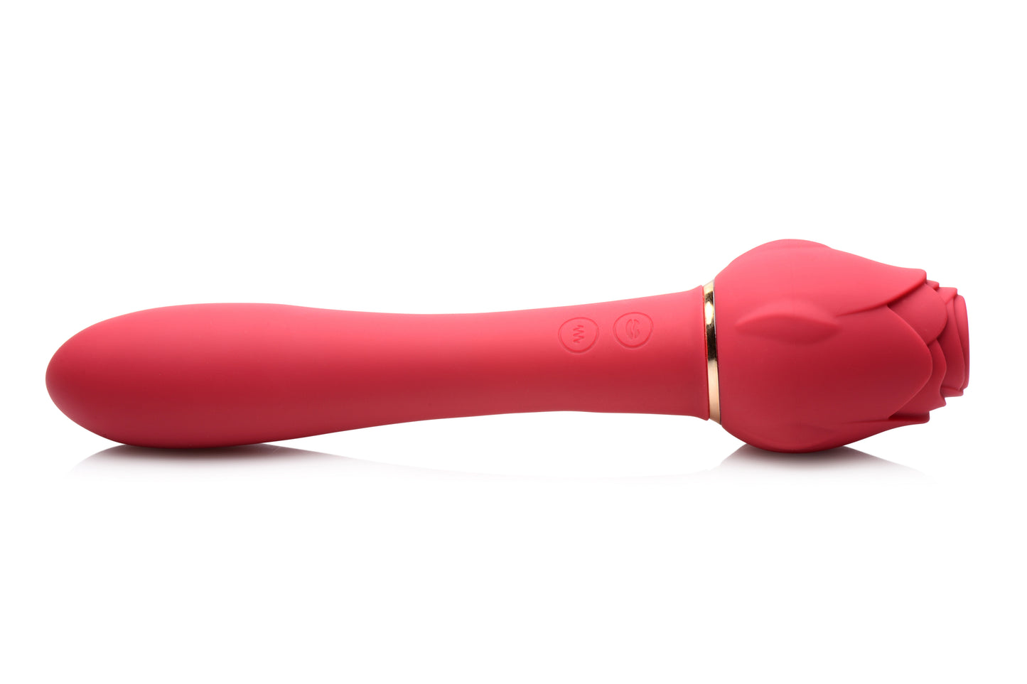 "Bloomgasm - Sweet Heart Rose 5x Suction Rose and 10x Vibrator - Pink INM-AG827"