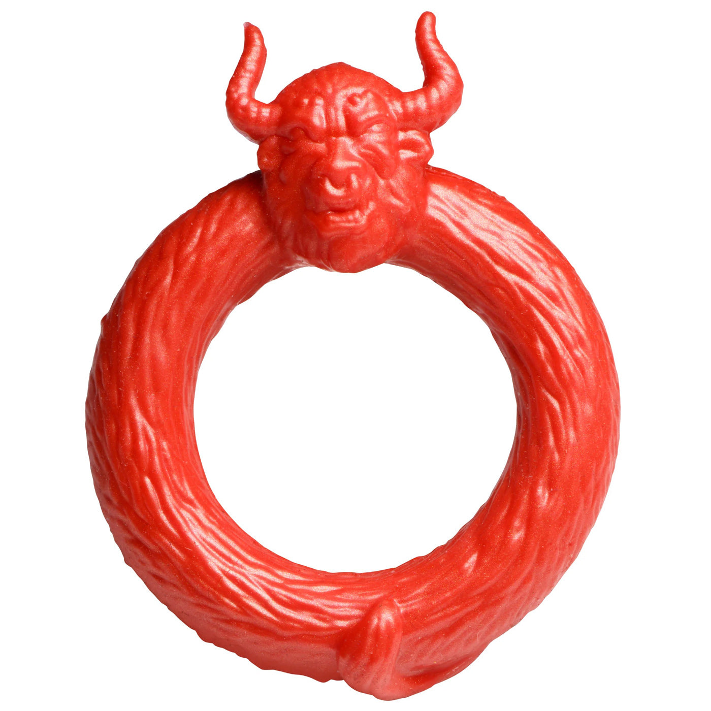 "Beast Mode Silicone Cock Ring - Red CC-AH337"