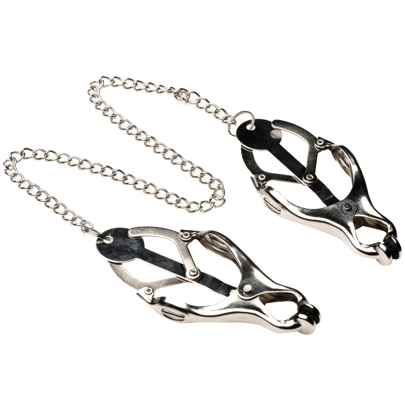 "Primal Spiked Clover Nipple Clamps - Silver MS-AH351"