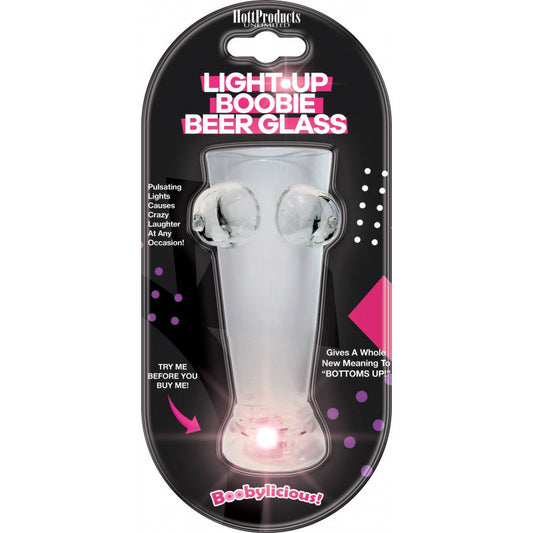 "Light Up Boobie Beer Glass HTP2868"