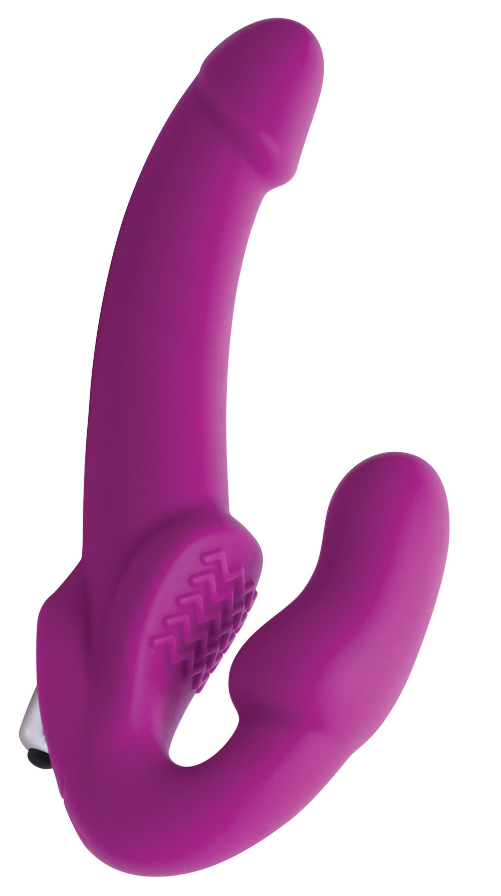 "Evoke Vibrating Strapless Silicone Strap-on Dildo SU-AE826"