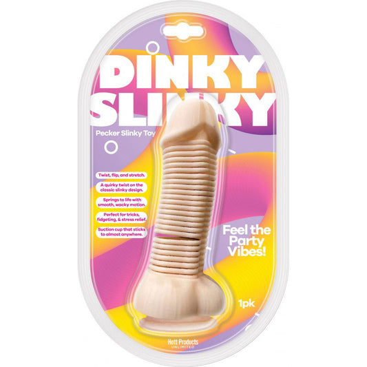 "Dinky Slinky Pecker Spring Toy With Suction Cup HTP3757"